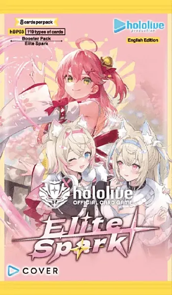 HOLOLIVE OFFICIAL CARD GAME - ELITE SPARK BOOSTER PACK - EN